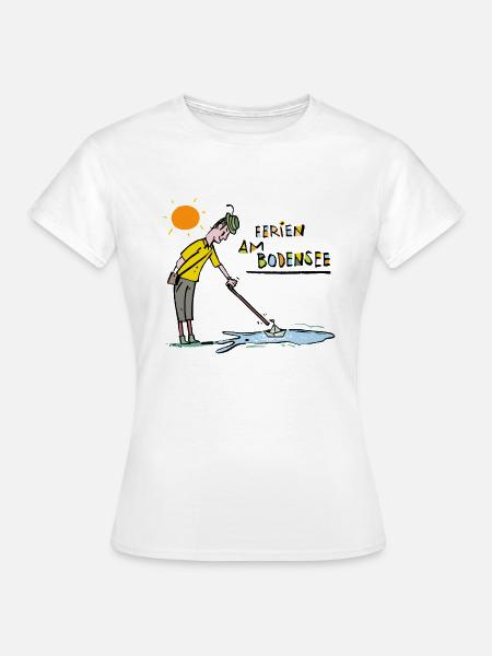 Bodensee, - Frauen T-Shirt - Weiß