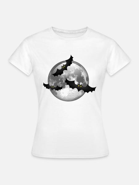 Smiley Bats - Frauen T-Shirt - Weiß