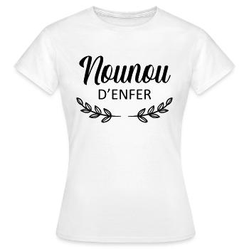 Nanny from Hell - Women's T-Shirt - white - Front - AI Model Female 172 dark (172cm)