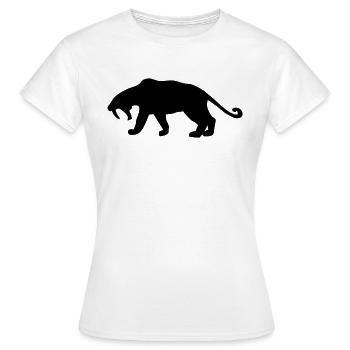 Sabretooth - Frauen T-Shirt - Weiß - Vorne - AI Model Female 172 dark (172cm)
