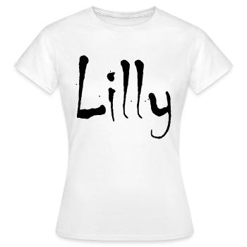 Lilly - Frauen T-Shirt - Weiß - Vorne - AI Model Female 172 dark (172cm)