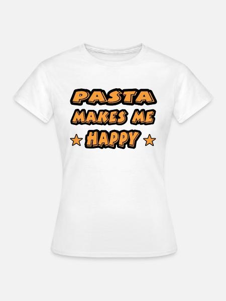 Nudeln - Frauen T-Shirt - Weiß