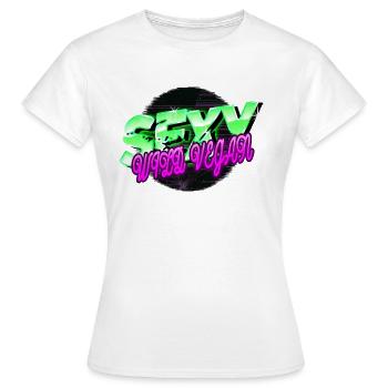 gesundes essen witzig statement gesundheit - Frauen T-Shirt - Weiß - Vorne - AI Model Female 172 dark (172cm)
