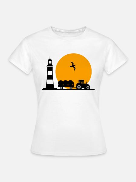 Traktor - Frauen T-Shirt - Weiß