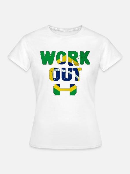 Workout Brasilien - Frauen T-Shirt - Weiß