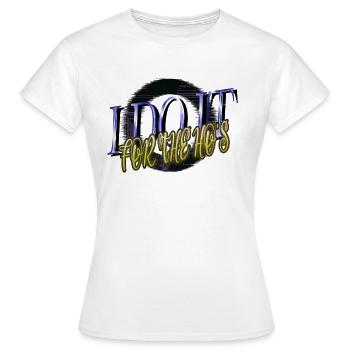 Humour Cool dinosaure Fan cadeau Dino vélo lune - T-shirt Femme - blanc - Devant - AI Model Female 172 dark (172cm)