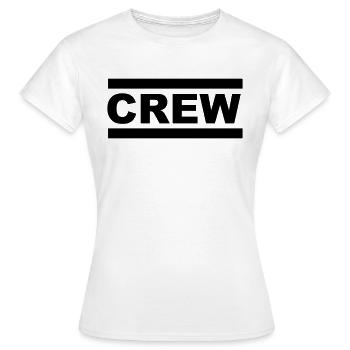 équipage - T-shirt Femme - blanc - Devant - AI Model Female 172 dark (172cm)