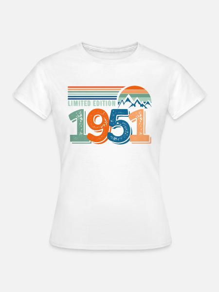 Limitierte Auflage 1951 - Frauen T-Shirt - Weiß