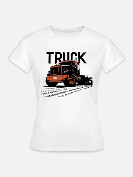 LKW - Frauen T-Shirt - Weiß