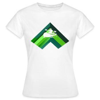 Wildwasser Rafting Ruderer - Frauen T-Shirt - Weiß - Vorne - AI Model Female 172 dark (172cm)