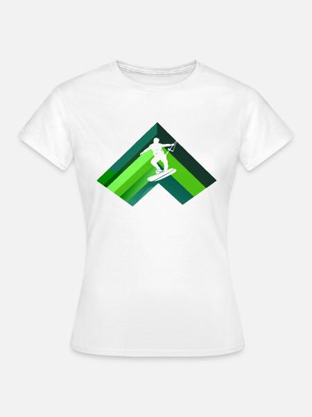 Wakeboarden Wakeboard Surfen - Frauen T-Shirt - Weiß