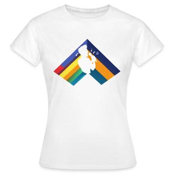 Gesang Chor - Frauen T-Shirt - Weiß - Vorne - AI Model Female 172 dark (172cm)