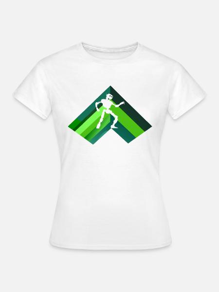 Cyborg Robotik Maschine - Frauen T-Shirt - Weiß