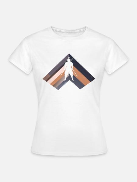 Ninja Japan Schwert - Frauen T-Shirt - Weiß