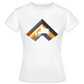 Instrument École de musique Pianiste - T-shirt Femme - blanc - Devant - AI Model Female 172 dark (172cm)