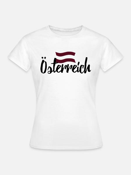 Austria - Frauen T-Shirt - Weiß