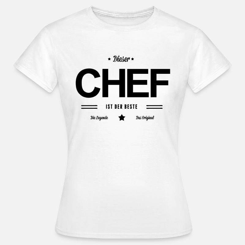 Bester Chef - Frauen T-Shirt - Weiß