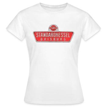 Duisbourg - T-shirt Femme - blanc - Devant - AI Model Female 172 dark (172cm)
