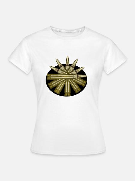 Scharfschützenkugel - Frauen T-Shirt - Weiß