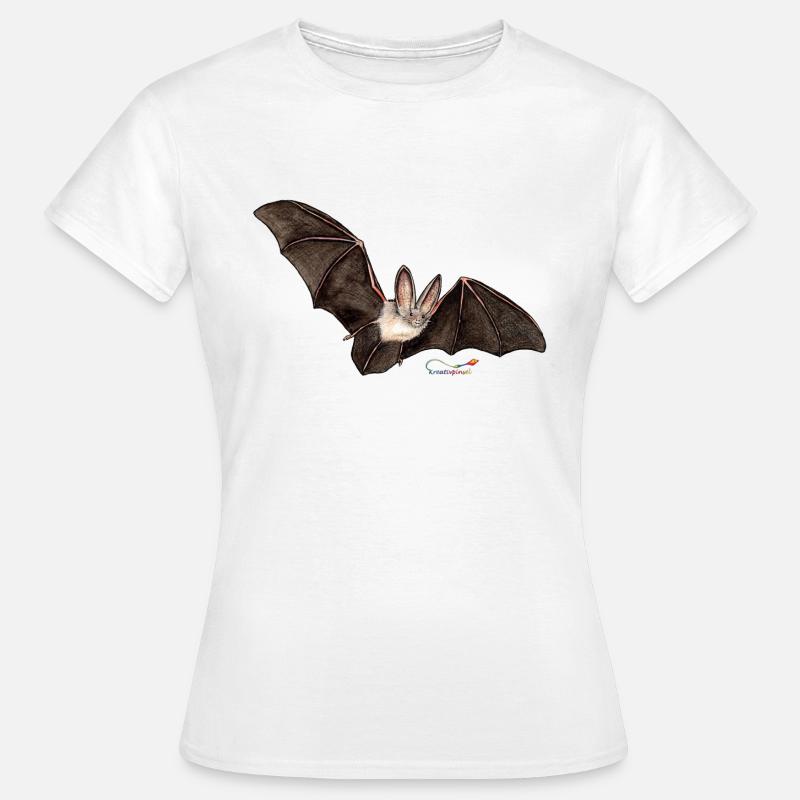 Mouse ear, a bat - Women's T-Shirt - white