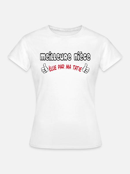 Beste Nichte - Frauen T-Shirt - Weiß