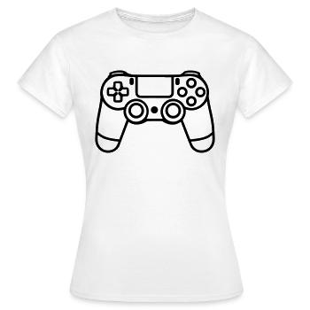 Videospiel-Controller - Frauen T-Shirt - Weiß - Vorne - AI Model Female 172 dark (172cm)
