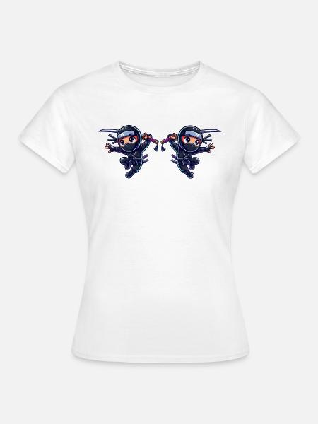 ninja 2 - Frauen T-Shirt - Weiß