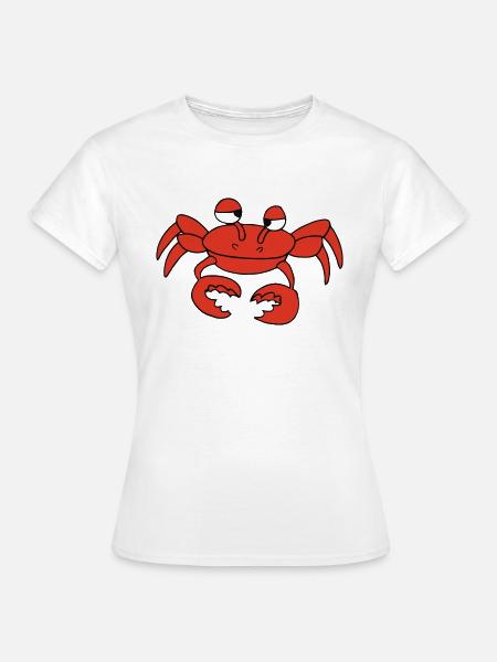 Red Crab - Frauen T-Shirt - Weiß