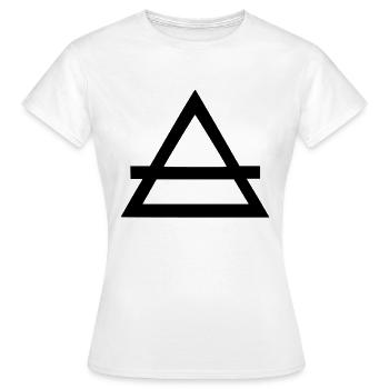 luft - symbol - Frauen T-Shirt - Weiß - Vorne - AI Model Female 172 dark (172cm)
