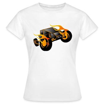 Remote-controlled sports car - Women's T-Shirt - white - Front - AI Model Female 172 dark (172cm)