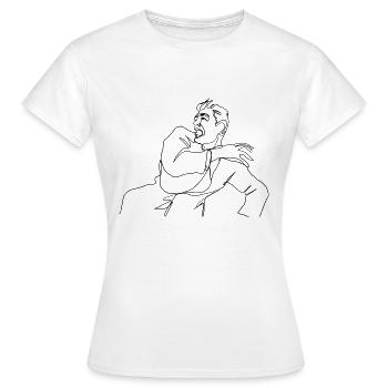 comic - Frauen T-Shirt - Weiß - Vorne - AI Model Female 172 dark (172cm)