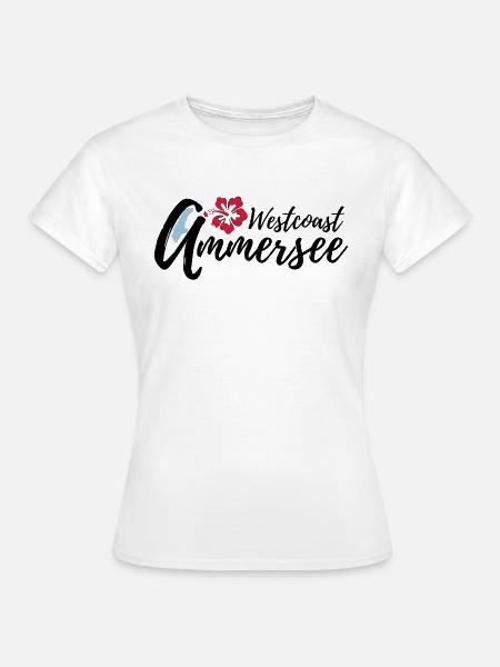 Ammersee Westcoast 3c - Frauen T-Shirt - Weiß