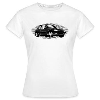 205 Glam - T-shirt Femme - blanc - Devant - AI Model Female 172 dark (172cm)