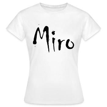 miro - Frauen T-Shirt - Weiß - Vorne - AI Model Female 172 dark (172cm)