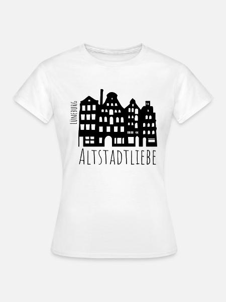 Altstadtliebe - Frauen T-Shirt - Weiß