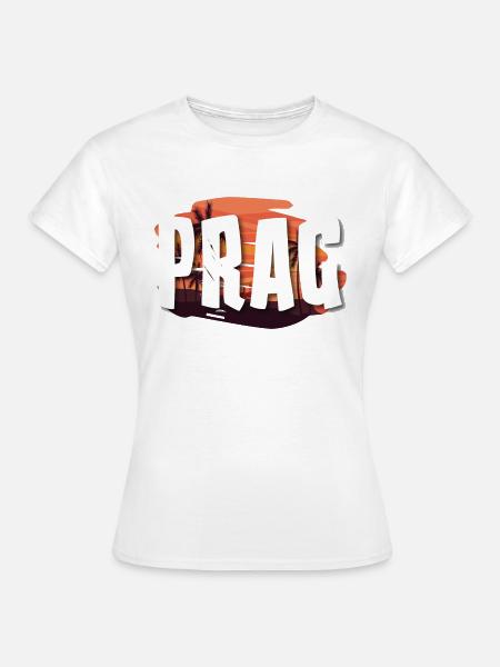 Prag - Frauen T-Shirt - Weiß