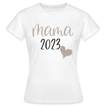 Mama 2023 - Frauen T-Shirt - Weiß - Vorne - AI Model Female 172 dark (172cm)