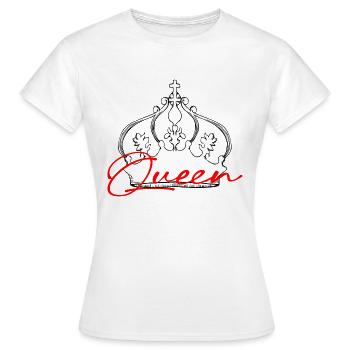 Reine - T-shirt Femme - blanc - Devant - AI Model Female 172 dark (172cm)