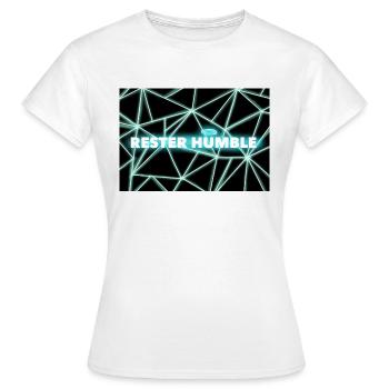 RESTER HUMBLE - T-shirt Femme - blanc - Devant - AI Model Female 172 dark (172cm)