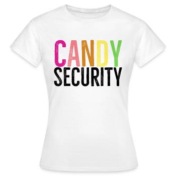 Süßigkeiten Sicherheit - Frauen T-Shirt - Weiß - Vorne - AI Model Female 172 dark (172cm)
