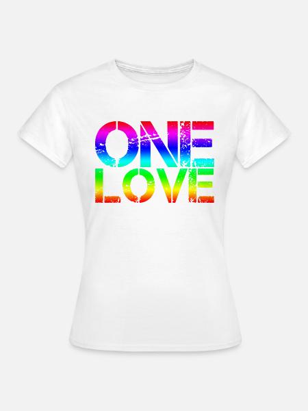 One love - Frauen T-Shirt - Weiß