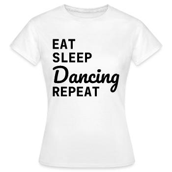 Dancing Dance Music - Women's T-Shirt - white - Front - AI Model Female 172 dark (172cm)