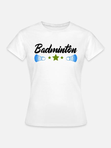badminton - Frauen T-Shirt - Weiß