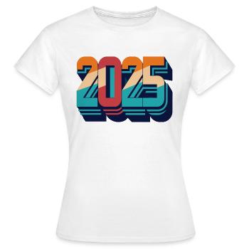 2025 - T-shirt Femme - blanc - Devant - AI Model Female 172 dark (172cm)