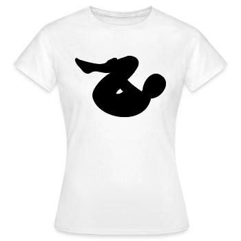 Salto - Frauen T-Shirt - Weiß - Vorne - AI Model Female 172 dark (172cm)