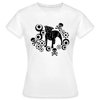 sbtart008_2 - T-shirt Femme - blanc - Devant - AI Model Female 172 dark (172cm)