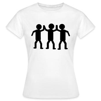 winner victory sieger - T-shirt Femme - blanc - Devant - AI Model Female 172 dark (172cm)