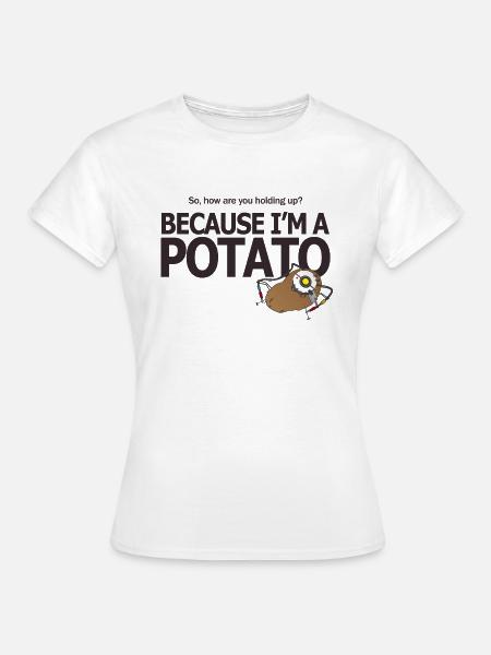 Hello Potato - Frauen T-Shirt - Weiß