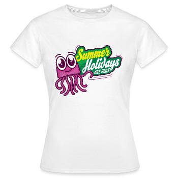 vacances d'été - T-shirt Femme - blanc - Devant - AI Model Female 172 dark (172cm)