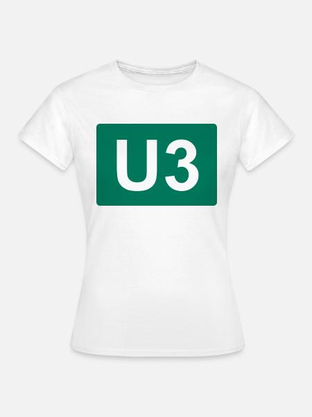 Berlin U-Bahn U3 - Frauen T-Shirt - Weiß